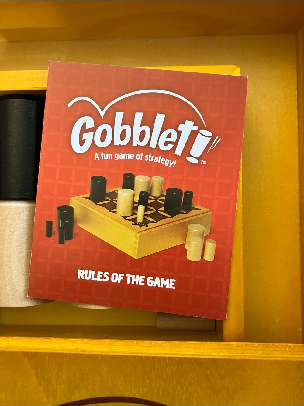 Gobblet Wooden Tic Tac Toe Christmas Holidays Game